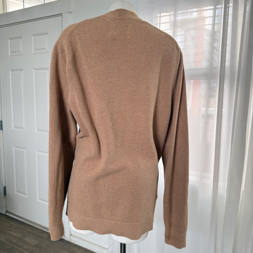 Abercrombie Fitch Brown Cotton Cashmere Button Cardigan Sweater XL Gilmore Girls - Picture 6 of 8